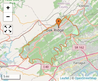 Area schools map